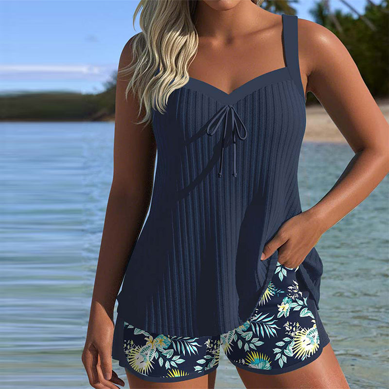 Irene | Tankini Set met Bloemmotieven