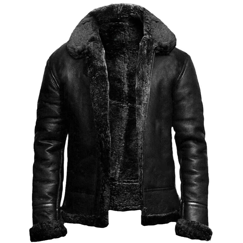 MATTIA™ | WINTERJACK IN HOOGWAARDIGE LEER