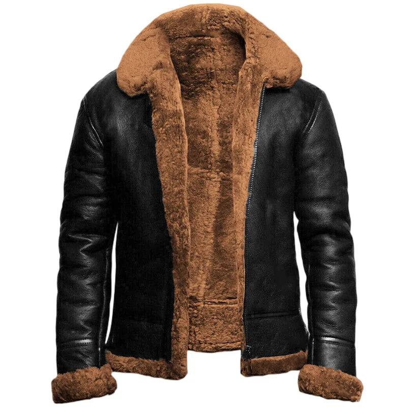 MATTIA™ | WINTERJACK IN HOOGWAARDIGE LEER