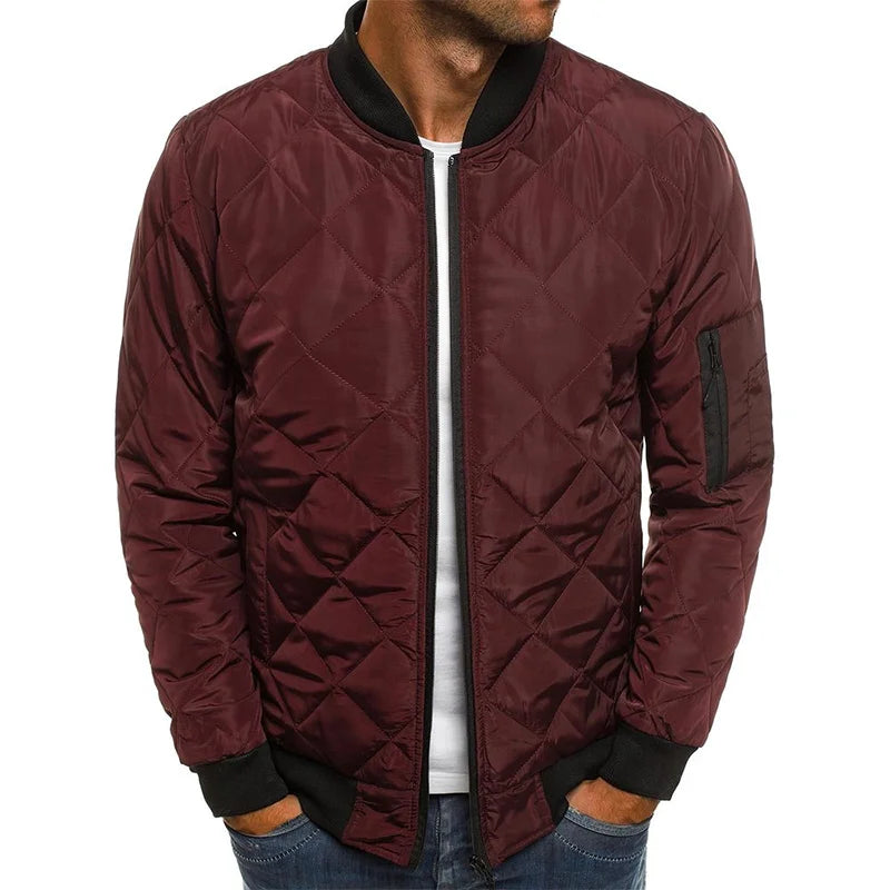 AMBROGIO | CASUAL JACKET VAN PREMIUM KWALITEIT MET RUITPATROON