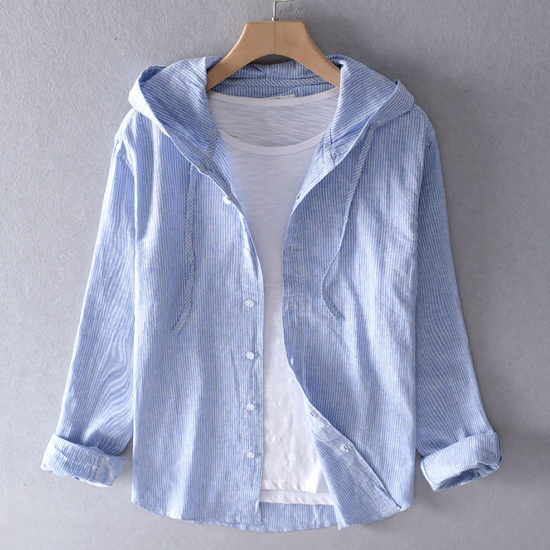 VIRGINIA | Lichte casual en veelzijdige blouse met capuchon