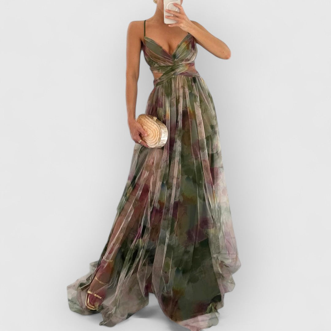 HILDA | MAXI JURK MET BLOEMENPRINT
