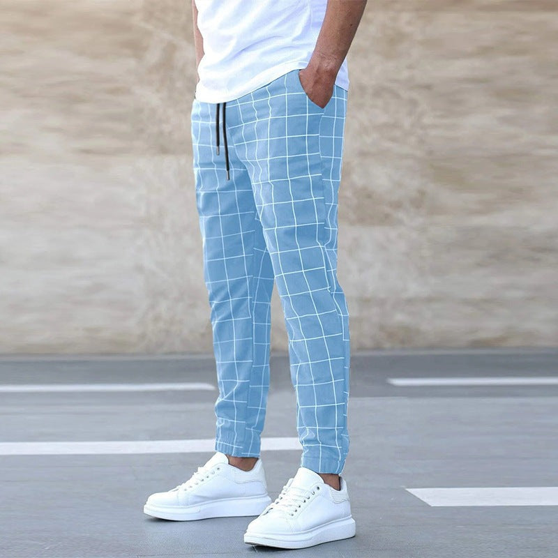 WILLEM | HEREN JOGGINGBROEK MET RUITPATROON