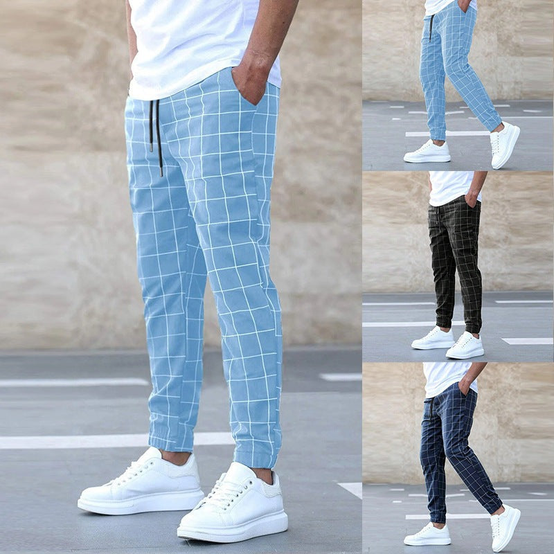 WILLEM | HEREN JOGGINGBROEK MET RUITPATROON